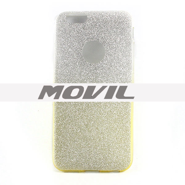 NP-2359 TPU brillante polvo funda para iphone 6-9